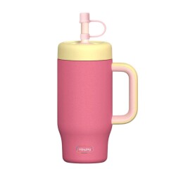 Sipnjoy Handle Hug Tumbler 550 ml Pembe - 2