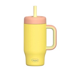 Sipnjoy Handle Hug Tumbler 550 ml Sarı - Sipnjoy