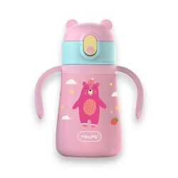 Sipnjoy Sippy Pals Çocuk Su Termosu 360 ml Pembe - Sipnjoy