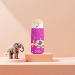 Sipnjoy SipSquad Çocuk Su Termosu 480 ml Jolly Elephant Fil - 3