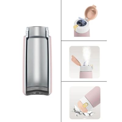 Sipnjoy SipSquad Çocuk Su Termosu 480 ml Twisty Joy Tırtıl - 4