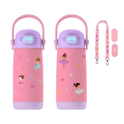 SipnJoy SipSquad Plus Çocuk Su Termosu 480 ml Ballerina Sparkle - 2