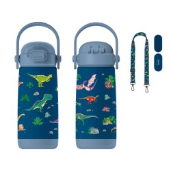 SipnJoy SipSquad Plus Çocuk Su Termosu 480 ml Dino Roar - 3