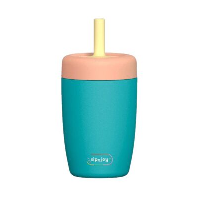 Sipnjoy Straw Buddy Tumbler 360 ml Aqua - 1