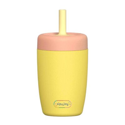 Sipnjoy Straw Buddy Tumbler 360 ml Sarı - 1