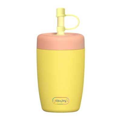 Sipnjoy Straw Buddy Tumbler 360 ml Sarı - 2