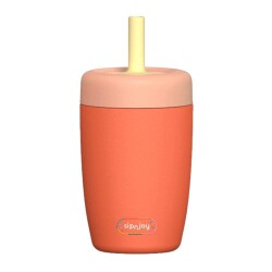 Sipnjoy Straw Buddy Tumbler 360 ml Turuncu - Sipnjoy