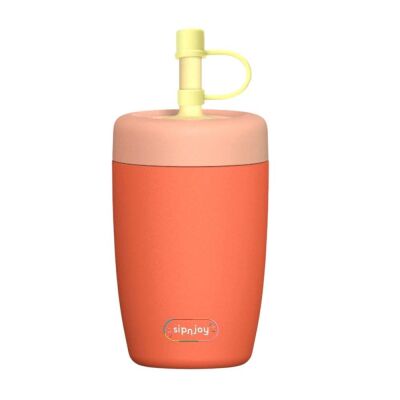 Sipnjoy Straw Buddy Tumbler 360 ml Turuncu - 2