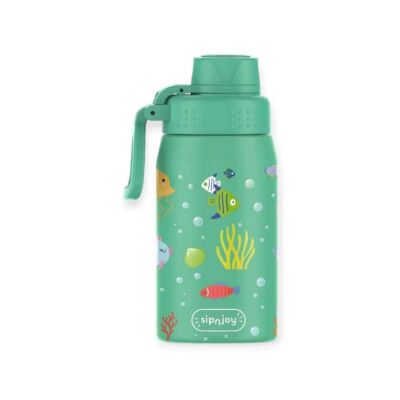 Sipnjoy WideWonder Çocuk Su Termosu 420 ml Ocean Whisper - 1