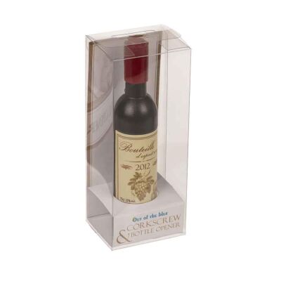 Şişe Açacağı & Tirbüşon (12 Cm.) - Corkscrew&Bottle Opener Wine Bottle - 1