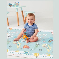 Skip Hop Çift Taraflı Oyun Halısı Harita Desen - 3