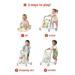 Skip Hop E&M 4 Aşamalı Aktivite Oyuncağı Yürüteç - 2