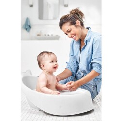 Skip Hop Moby 3 ü 1 Arada Akıllı Küvet Beyaz - 3