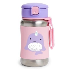 Skip Hop Pipetli Paslanmaz Çelik Suluk Narwhal - Skip Hop