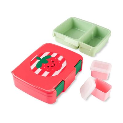 Skip Hop Spark Style Bento Beslenme Kutusu Çilek - 3