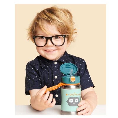 Skip Hop Spark Style Pipetli Çelik Suluk Robot - 3