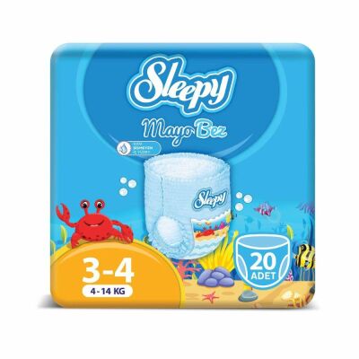 Sleepy Mayo Bez Külotlu Maxi 3-4 - 2