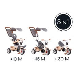 Smoby Bebek Bisikleti Mickey Baby Balade Plus Tricycle - 5