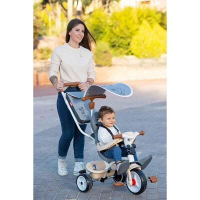 Smoby Bebek Bisikleti Mickey Baby Balade Plus Tricycle - 6