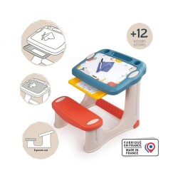 Smoby Magic Tahtalı Masa ve Taburesi Seti - 3