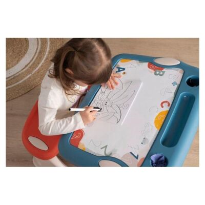 Smoby Magic Tahtalı Masa ve Taburesi Seti - 5