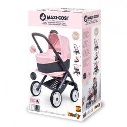 Smoby Maxi Cosi Oyuncak Bebek Puseti Pram Pink - 1