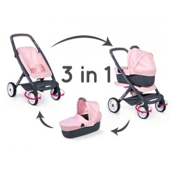Smoby Maxi Cosi Oyuncak Bebek Puseti Pram Pink - 2
