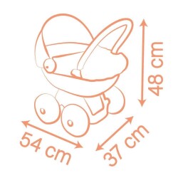 Smoby Oyuncak Bebek Arabası - 2
