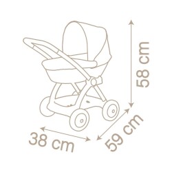 Smoby Oyuncak Bebek Puseti Baby Nurse Landau - 5