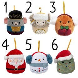 Squishmallows 10 Cm Yılbaşı Süsü Asorti SQ/XM00617 - Neco