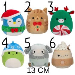 Squishmallows 13 Cm Yılbaşı Serisi Asorti 1 SQ/XM00581 - Neco