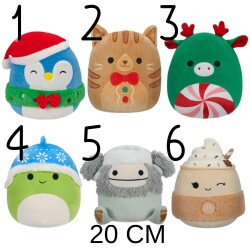 Squishmallows 20 Cm Yılbaşı Serisi Asorti 1 SQ/XM00597 - Neco