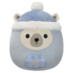 Squishmallows Yılbaşı Serisi - Kutup Ayısı Brooke 20 cm XM01000 - Squishmallow