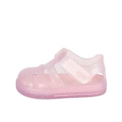 Star Kız Çocuk Simli Sandalet S10265 - 1