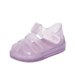 Star Kız Çocuk Simli Sandalet S10265 - 4