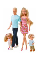 Steffi Love XL Familiy Box Oyuncak Bebek Seti - Simba