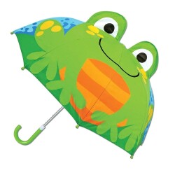 Stephen Joseph Unisex Çocuk Şemsiye 3 Boyutlu Kurbağa - Stephen Joseph