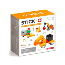 Stick O Mıknatıslı İnşaat Seti 26 Parça - Magformers