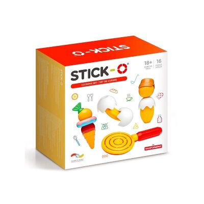 Stick O Mıknatıslı Yemek Oyun Seti 18 Ay Üzeri 16 Parça - 1