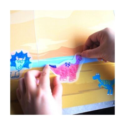 Stickn Çocuklar için Sticker Aktivitesi Jurassic World - 4