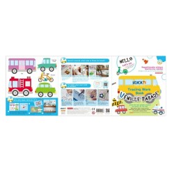 Stickn Çocuklar için Sticker Aktivitesi Taşıtlar - 2