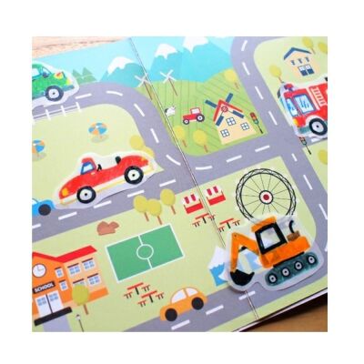 Stickn Çocuklar için Sticker Aktivitesi Taşıtlar - 4