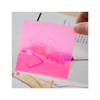 Stickn See Through Saydam Yapışkanlı Not Kağıdı 76x51 mm 50li Neon Pembe