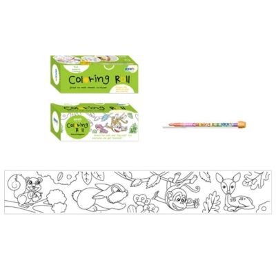 Stickn Yapışkanlı Boyama Rulosu 10 x 243 cm Animal Kingdom - 7