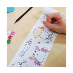 Stickn Yapışkanlı Boyama Rulosu 10 x 243 cm Flower Insects - 2