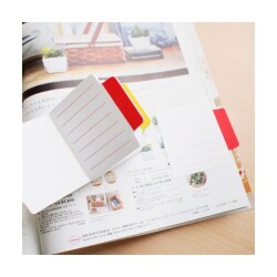 Stickn Yapışkanlı Not Kağıdı Beyaz Çizgili Ayraçlı 100 Yaprak - 4