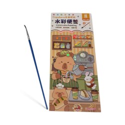 Sulu Boya Defteri Capy Bara - 6