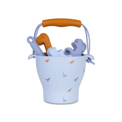 Swim Essentials Dinosaur Silikon Oyuncak Seti - Kova, Kürek ve 3 adet Kalıp - Swim Essentials