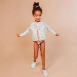 Swim Essentials Green Flowers Köpük Dolgulu Yüzme Yeleği 3-6 Yaş - 3