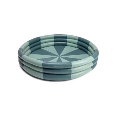 Swim Essentials Green Stripes Çocuk Şişme Oyun ve Yüzme Havuzu 150cm - 1